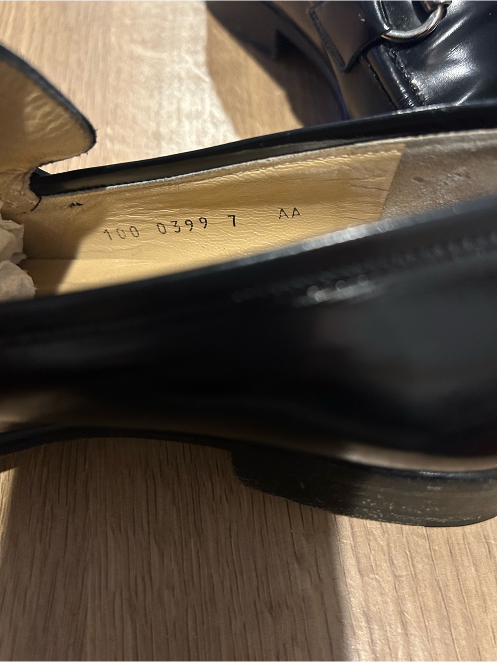Gucci Black Leather Horsebit Slip-On Loafers - Picture 6 of 7
